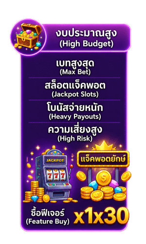 งบประมาณสูง